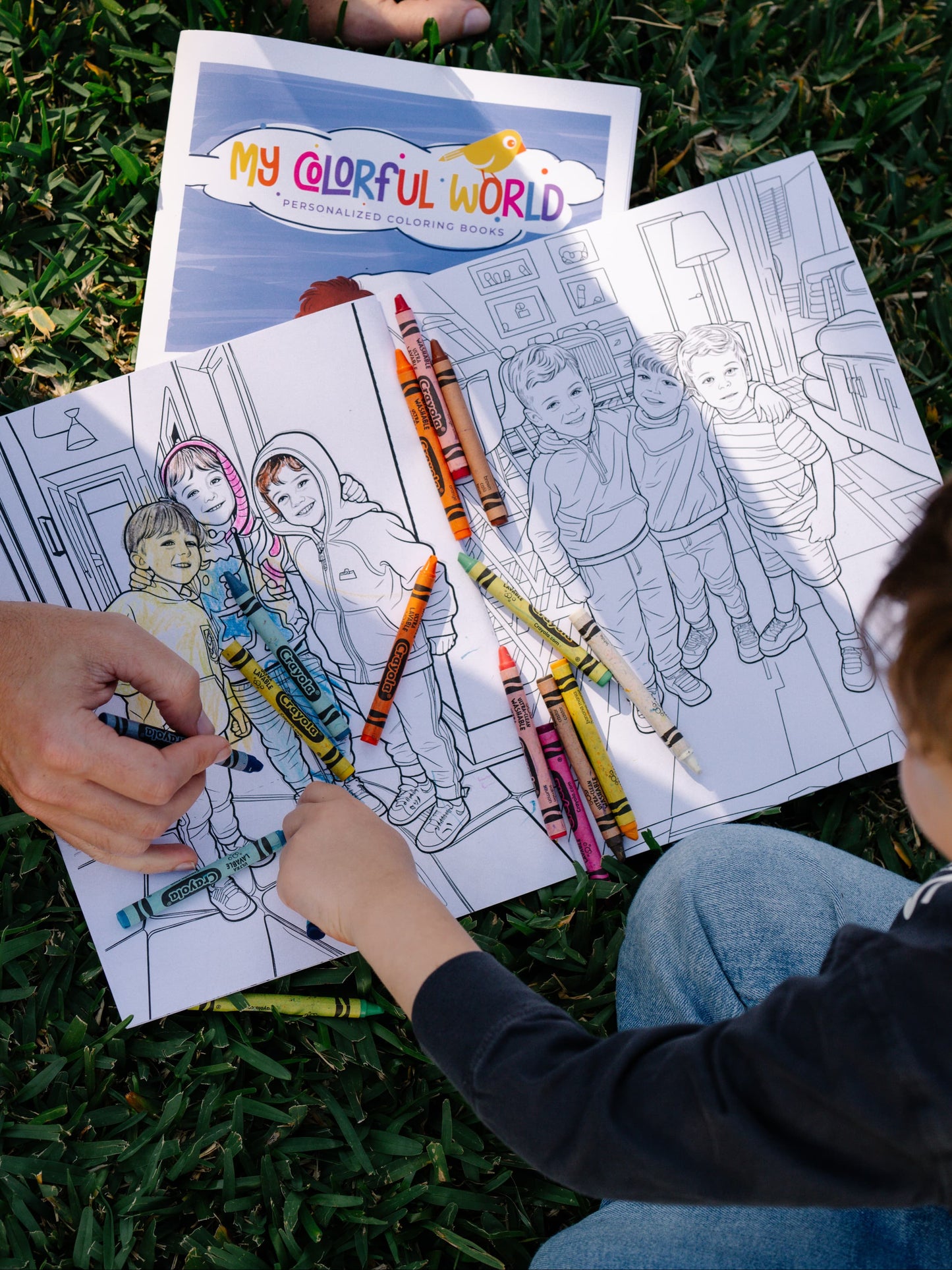 Custom Coloring Book 40 Pages