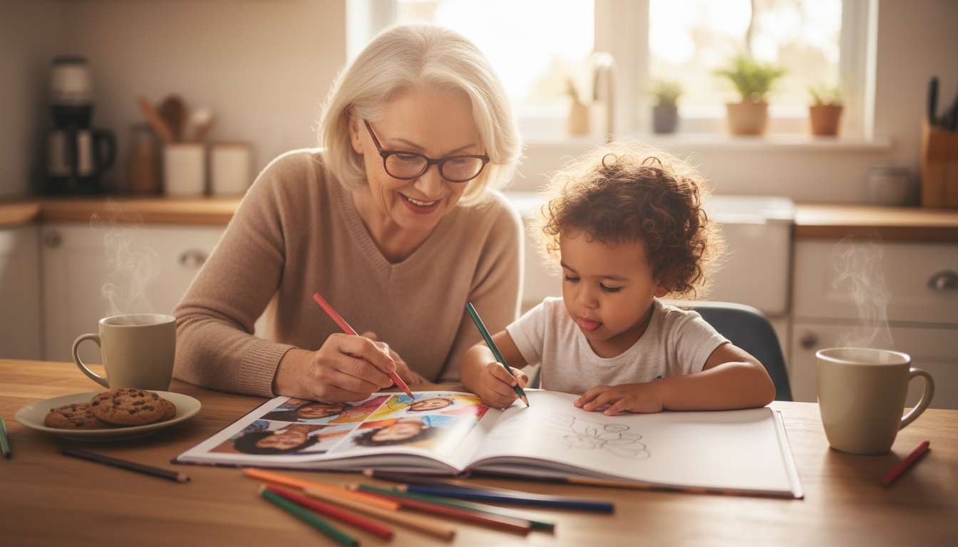 Why Grandparents Love Personalized Coloring Books | MCW