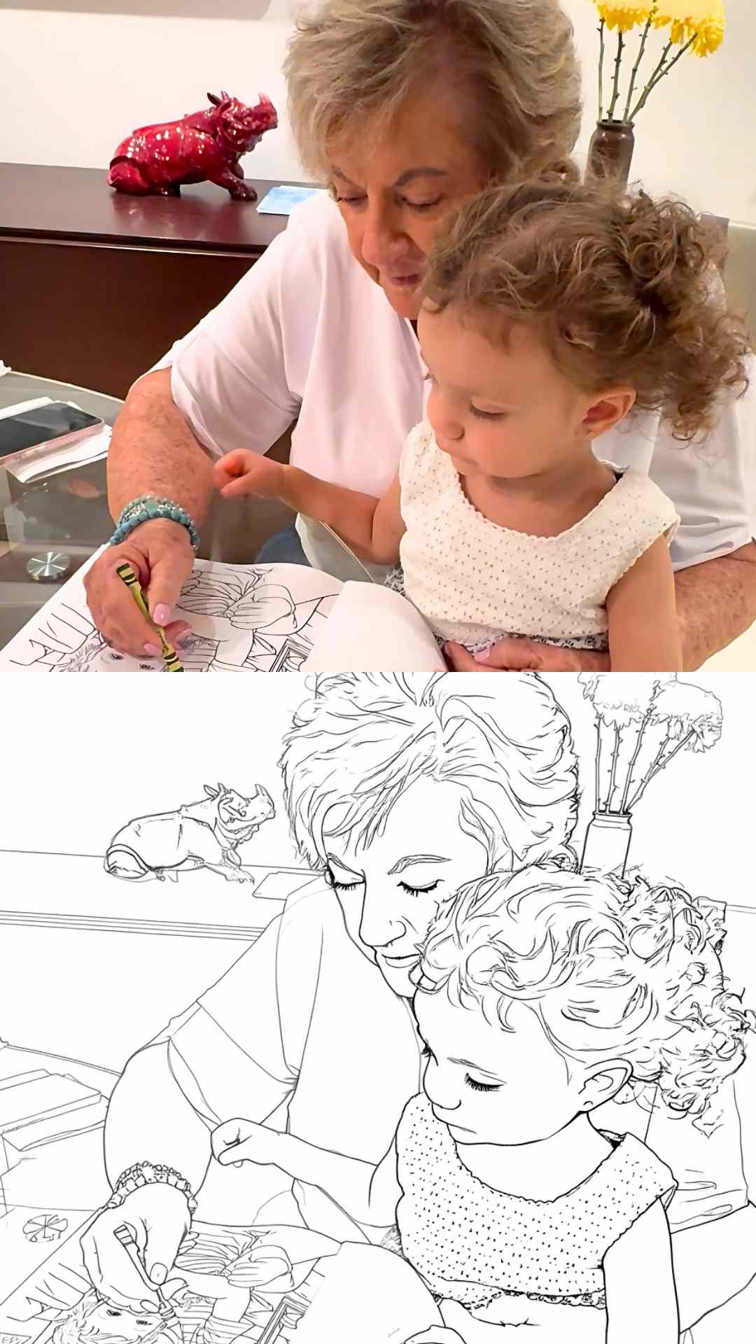 Custom Coloring Book for Adults – 20 Pages