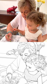 Custom Coloring Book for Adults – 20 Pages