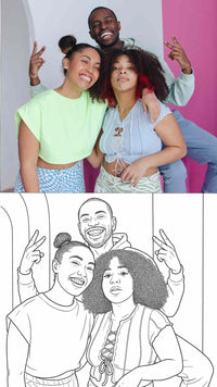 Custom Coloring Book for Adults – 20 Pages