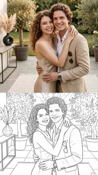 Custom Coloring Book for Adults – 20 Pages