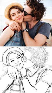 Custom Coloring Book for Adults – 20 Pages