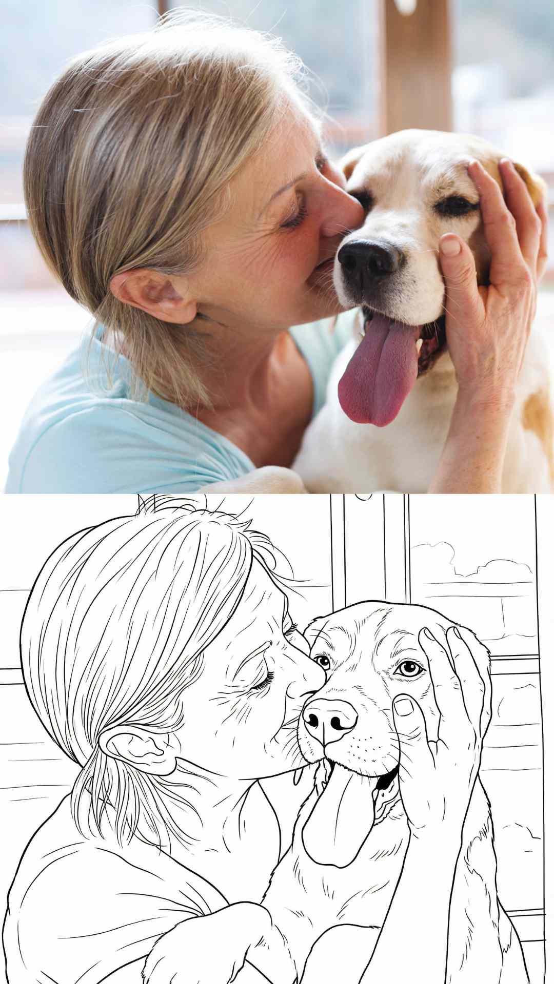 Custom Coloring Book for Adults – 20 Pages