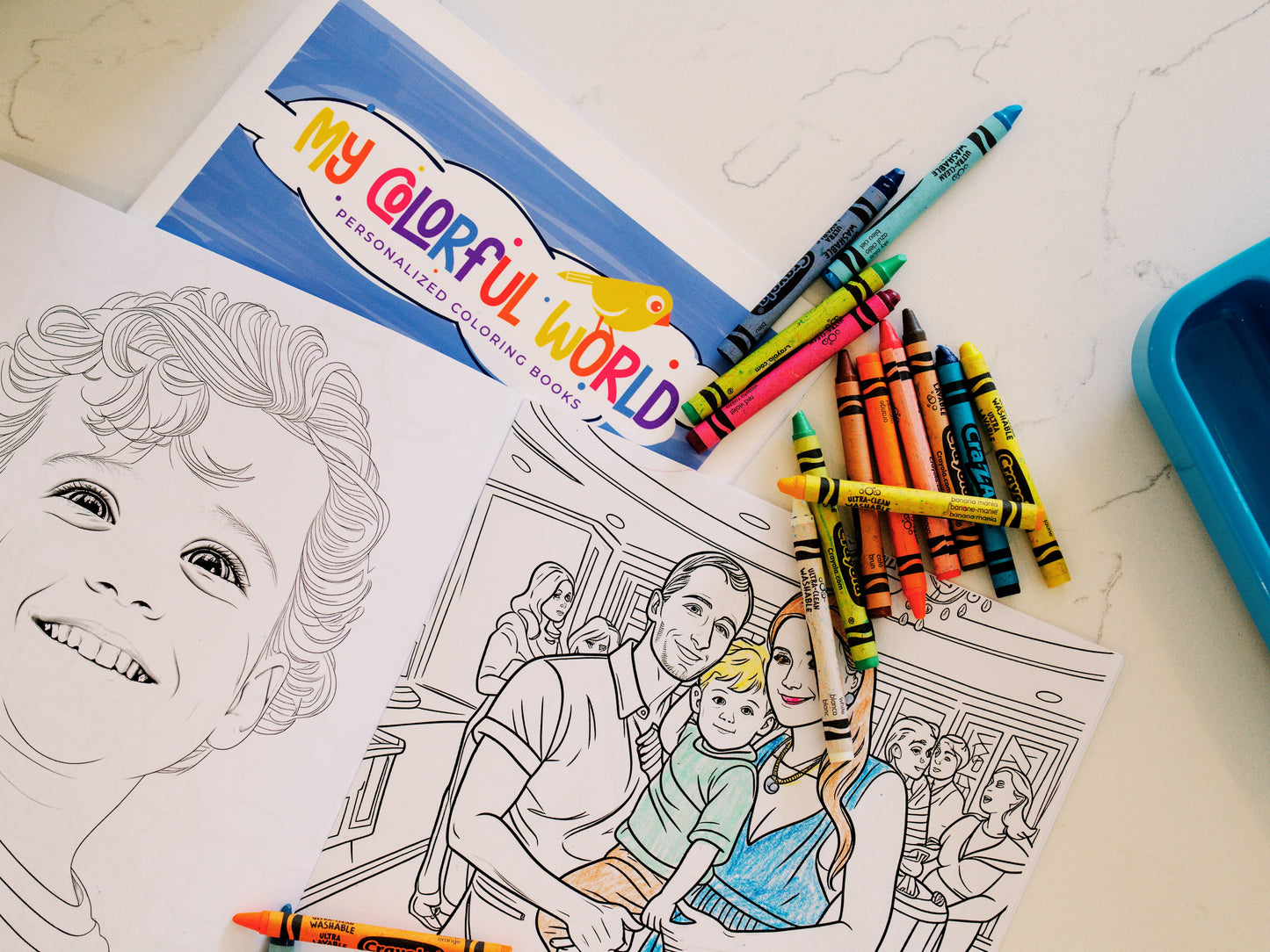 Custom Coloring Book 40 Pages