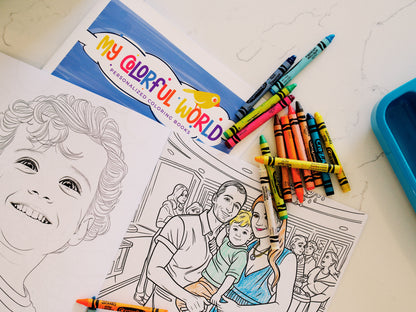 Custom Coloring Book 40 Pages