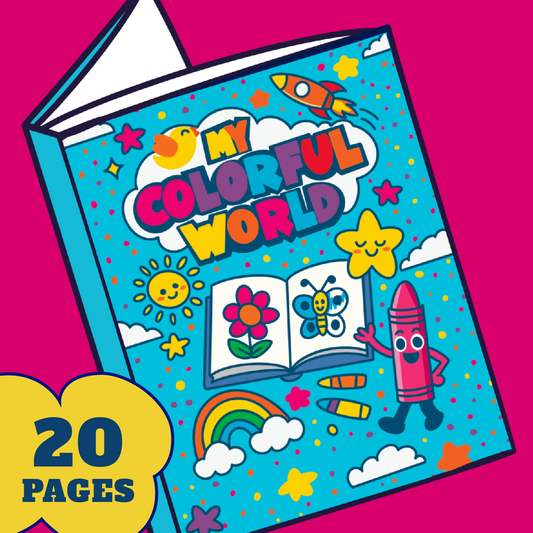 Custom Coloring Book 20 Pages
