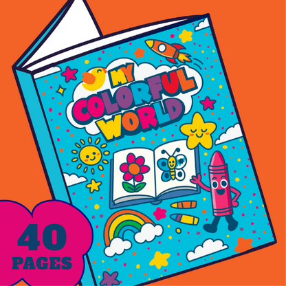 Custom Coloring Book 40 Pages