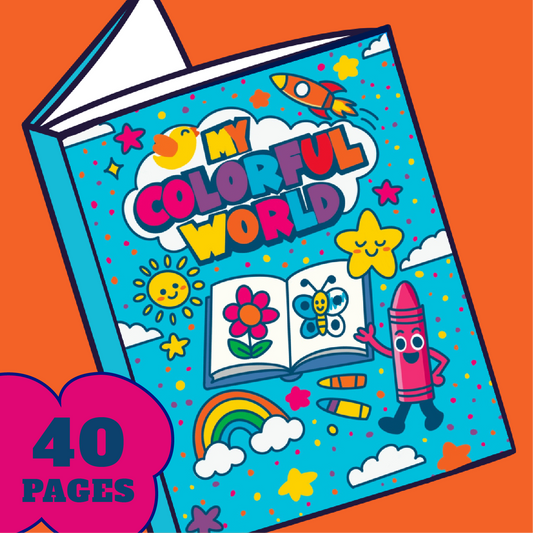 Custom Coloring Book 40 Pages