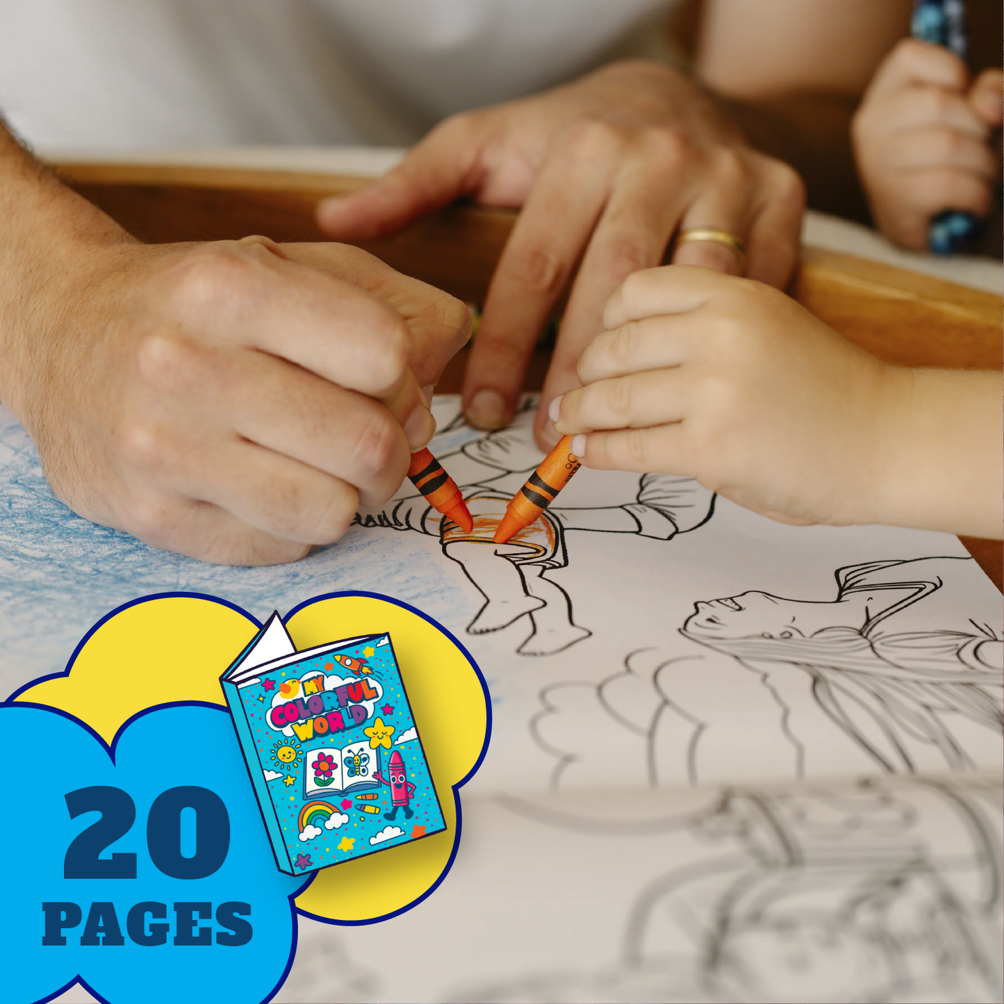 Custom Coloring Book 20 Pages