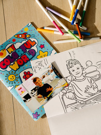 Custom Coloring Book 40 Pages