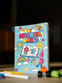 Closed personalized coloring book
