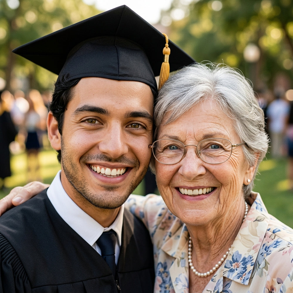 Before — photo of Personalized Graduation Coloring Book from Photos